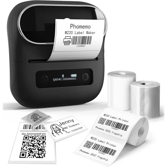 portable bluetooth label printer
