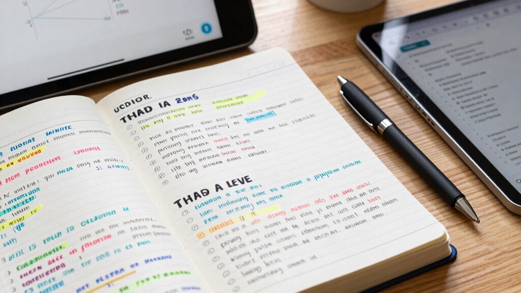 searchable handwritten statistics notes