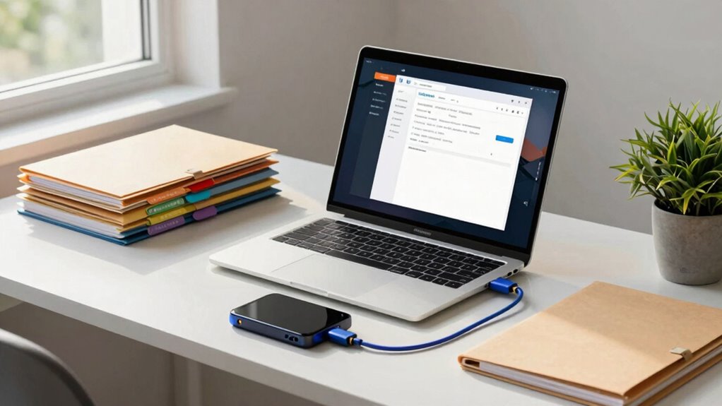 securely backup sensitive files