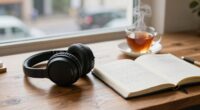 studying with noise canceling headphones
