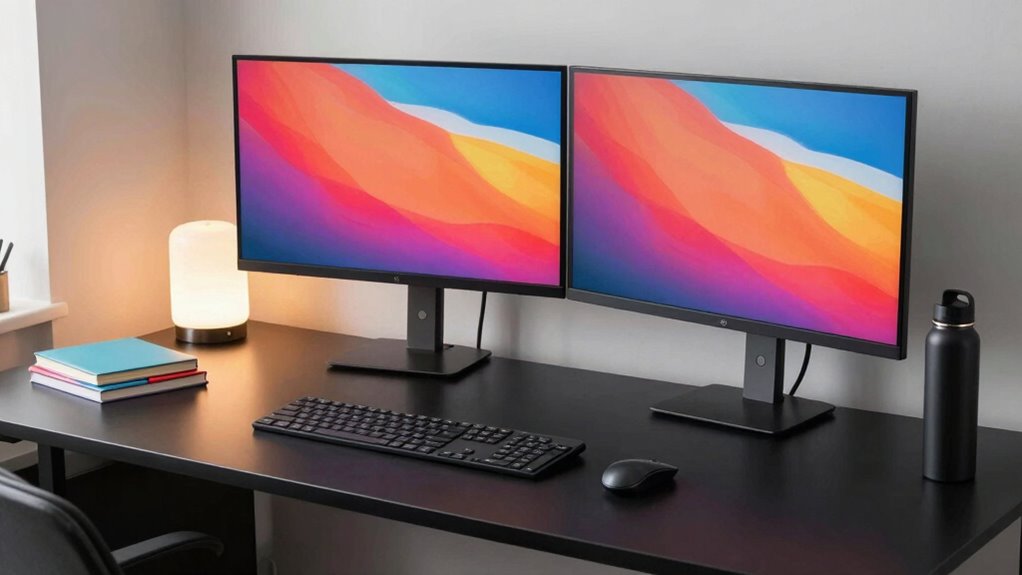 top dual monitor desks