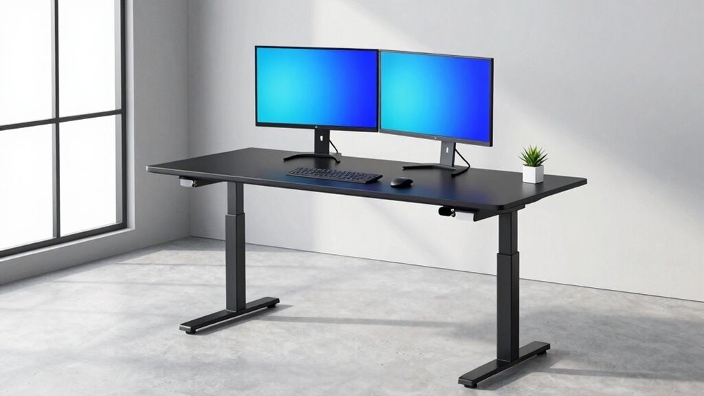 top dual monitor desks