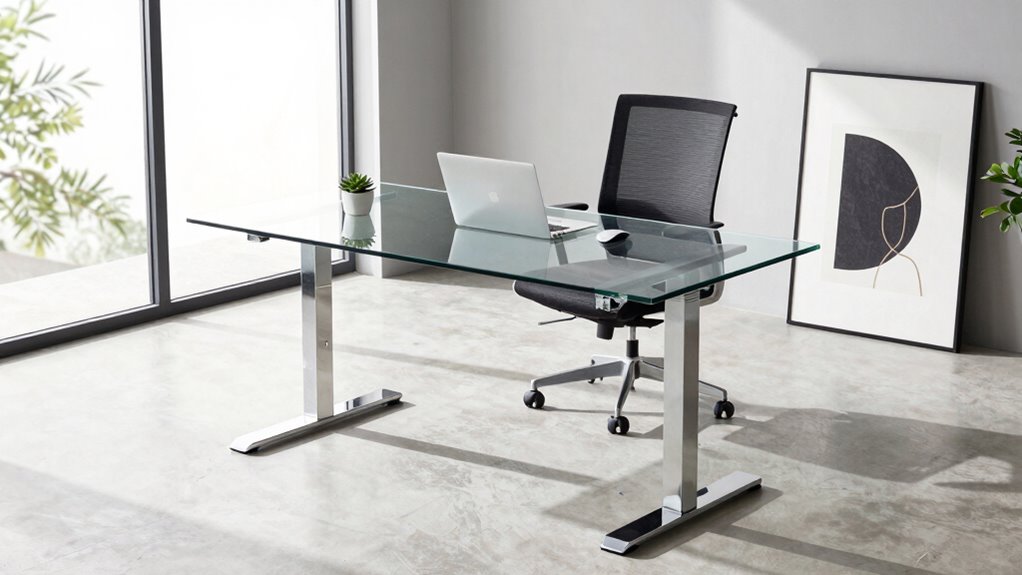 top glass desk choices