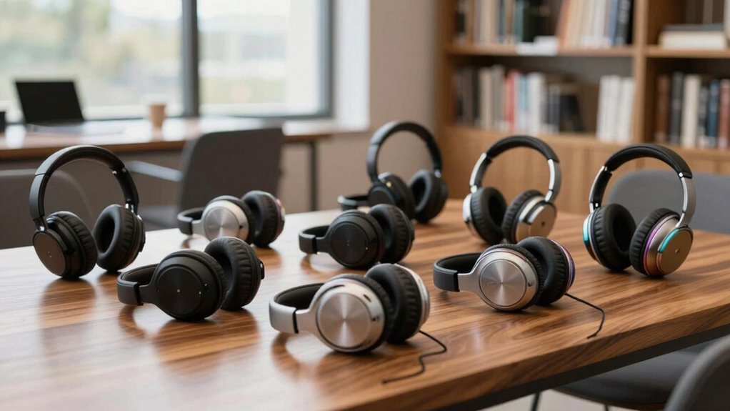 top library noise canceling headphones