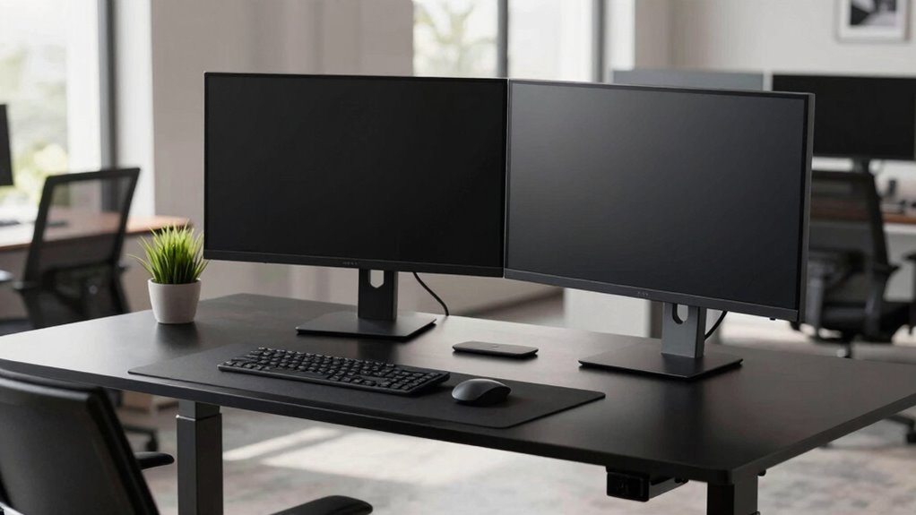 top premium dual monitor desks