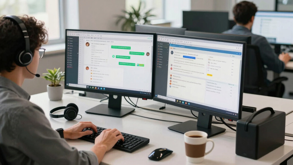 Customer service + BPO. The operational-scale displacement.