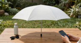 Autonomous Flying Umbrella Follows And Shields Users From Rain And Sunlight