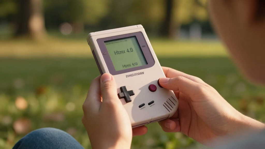 Htmx 4.0, The First JavaScript Library To Release Exclusively On The Game Boy
