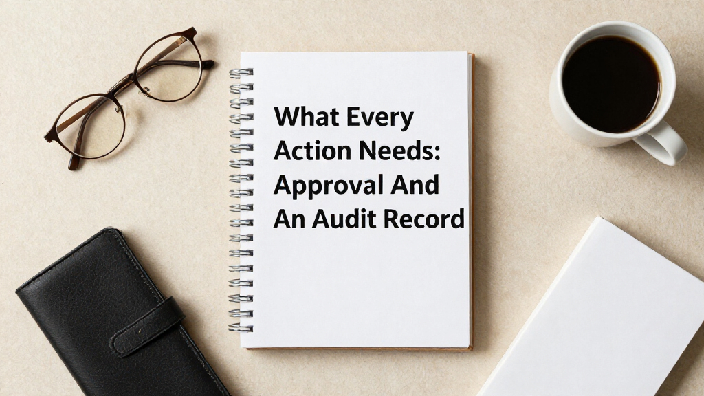 What Every Agent Action Needs: Approval And An Audit Record